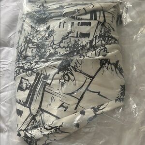 Samuel Dong Monochrome Artistic Coat